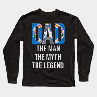 Northern Marianan Dad The Man The Myth The Legend - Gift for Northern Marianan Dad With Roots From Northern Marianan Long Sleeve T-Shirt
